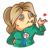 Clinton vs. Trump WhatsApp Sticker #30