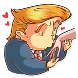 Clinton vs. Trump WhatsApp Sticker #4