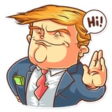 Clinton vs. Trump WhatsApp Sticker #5