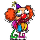 Clown April WhatsApp Sticker #13
