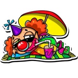 Clown April WhatsApp Sticker #16
