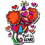 Clown April WhatsApp Sticker #4