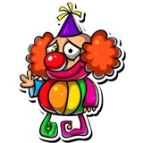 Clown April WhatsApp Sticker #5