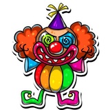 Clown April WhatsApp Sticker #9