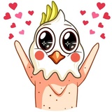Cockatoo WhatsApp Sticker #12