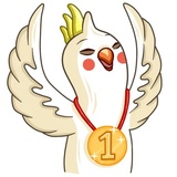Cockatoo WhatsApp Sticker #18