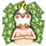 Cockatoo WhatsApp Sticker #24