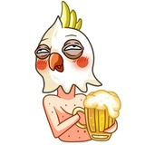 Cockatoo WhatsApp Sticker #7