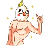 Cockatoo WhatsApp Sticker #8