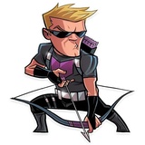 Comic Heroes WhatsApp Sticker #11