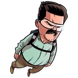 Comic Heroes WhatsApp Sticker #16