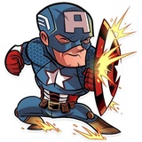 Comic Heroes WhatsApp Sticker #2