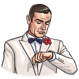 Agent 007 WhatsApp Sticker #14