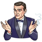 Agent 007 WhatsApp Sticker #19