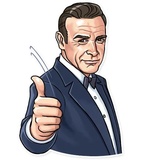 Agent 007 WhatsApp Sticker #3