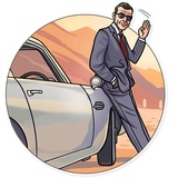 Agent 007 WhatsApp Sticker #5