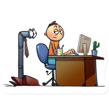 Office Life WhatsApp Sticker #10
