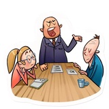 Office Life WhatsApp Sticker #11