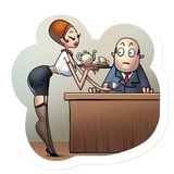 Office Life WhatsApp Sticker #9