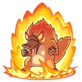 Cooper the Platypus WhatsApp Sticker #10