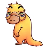 Cooper the Platypus WhatsApp Sticker #13