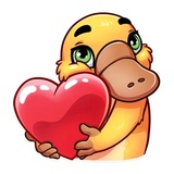 Cooper the Platypus WhatsApp Sticker #2