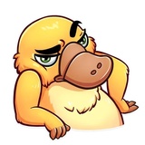 Cooper the Platypus WhatsApp Sticker #23