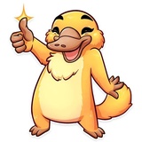 Cooper the Platypus WhatsApp Sticker #3