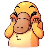 Cooper the Platypus WhatsApp Sticker #7