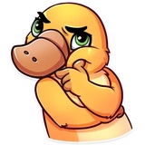 Cooper the Platypus WhatsApp Sticker #8