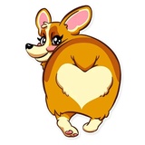 Corgeous WhatsApp Sticker #8