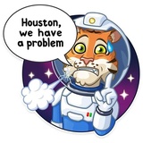 Cosmic Tiger WhatsApp Sticker #15