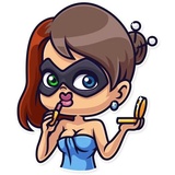 Cosplay Girls WhatsApp Sticker #10