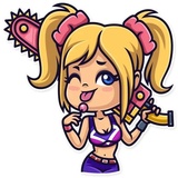 Cosplay Girls WhatsApp Sticker #16