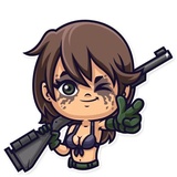 Cosplay Girls WhatsApp Sticker #21