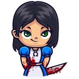 Cosplay Girls WhatsApp Sticker #24