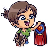 Cosplay Girls WhatsApp Sticker #9