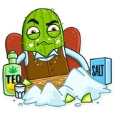 Cowboy Cactus WhatsApp Sticker #11