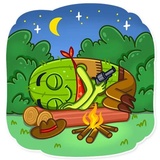 Cowboy Cactus WhatsApp Sticker #12