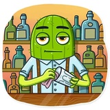 Cowboy Cactus WhatsApp Sticker #15