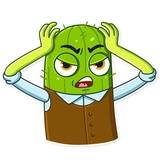 Cowboy Cactus WhatsApp Sticker #26