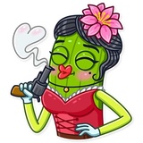 Cowboy Cactus WhatsApp Sticker #6