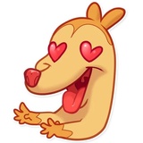 Crazy Dogs WhatsApp Sticker #12