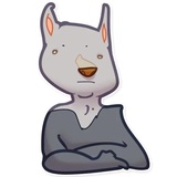 Crazy Dogs WhatsApp Sticker #16