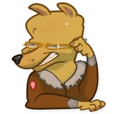 Crazy Dogs WhatsApp Sticker #20