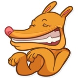 Crazy Dogs WhatsApp Sticker #9