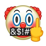 Crazy Emoji WhatsApp Sticker #20