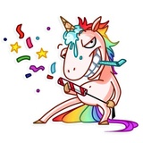 Crazy Pony WhatsApp Sticker #17