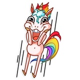Crazy Pony WhatsApp Sticker #18