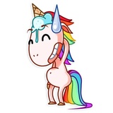 Crazy Pony WhatsApp Sticker #21